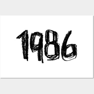 1986 Legend, Birthay Birth Year 1986 Posters and Art